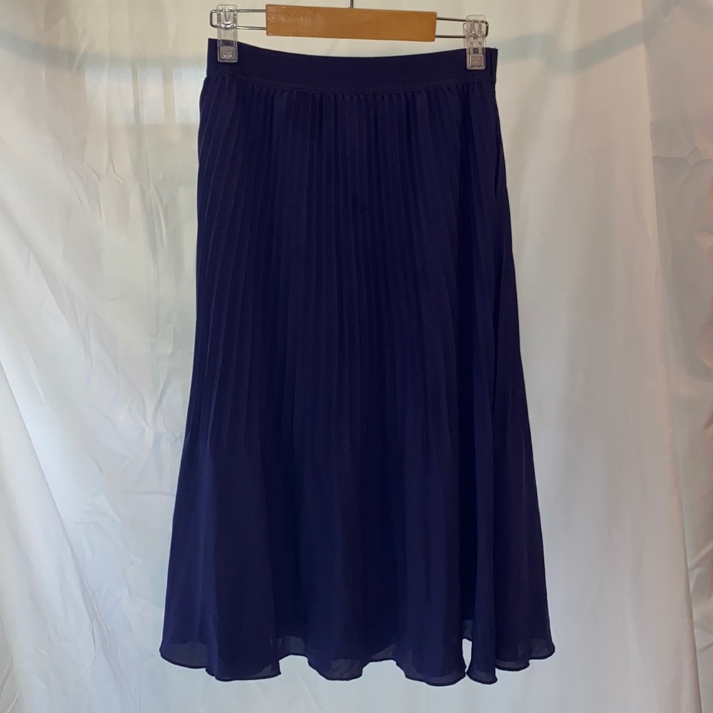 J. Crew Midi Pleated Skirt